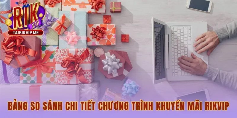 Bảng so sánh giúp lựa chọn chương trình khuyến mãi phù hợp