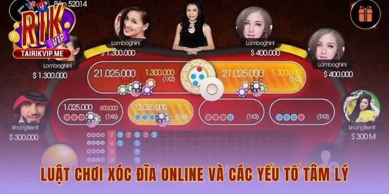 Cách chơi xóc đĩa luôn thắng đòi hỏi tâm lý vững vàng